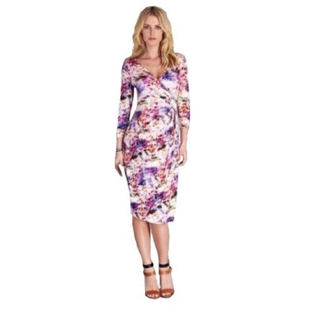 Isabella Oliver Maternity Mid-length floral dress